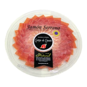 Cortijo de Canata Jamón Serrano ready-to-serve sliced plate