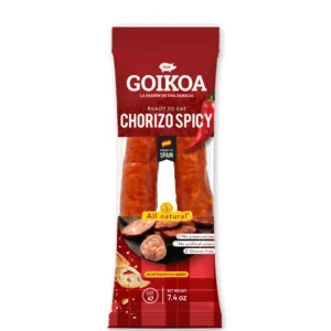 Goikoa chorizo sarta, very mild spicy horseshoe chorizo, 7.4 oz